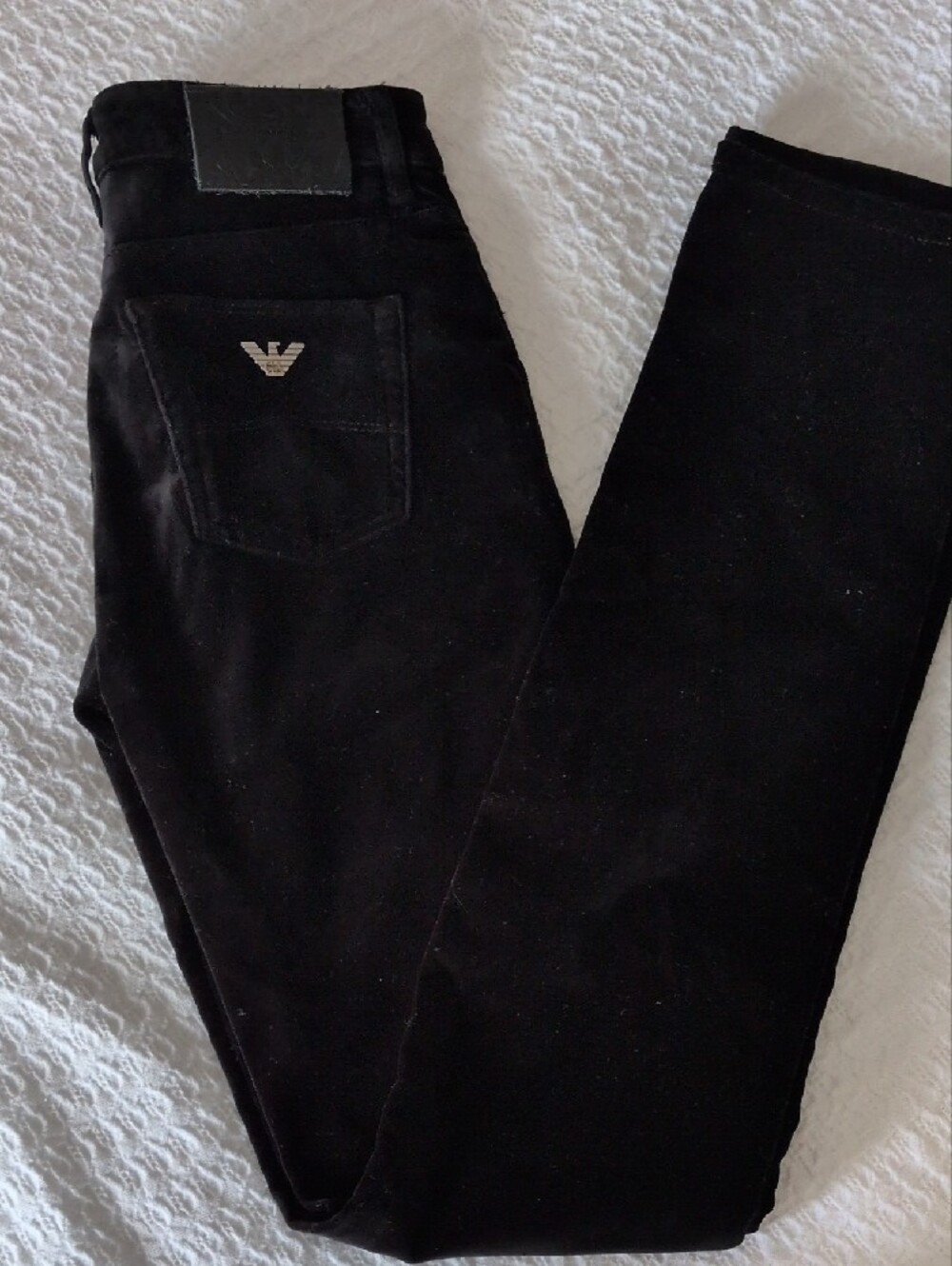 NWT Emporio Armani Velvet Straight Pants